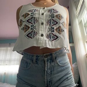 ROXY 🖤 Embroidered Tank Top